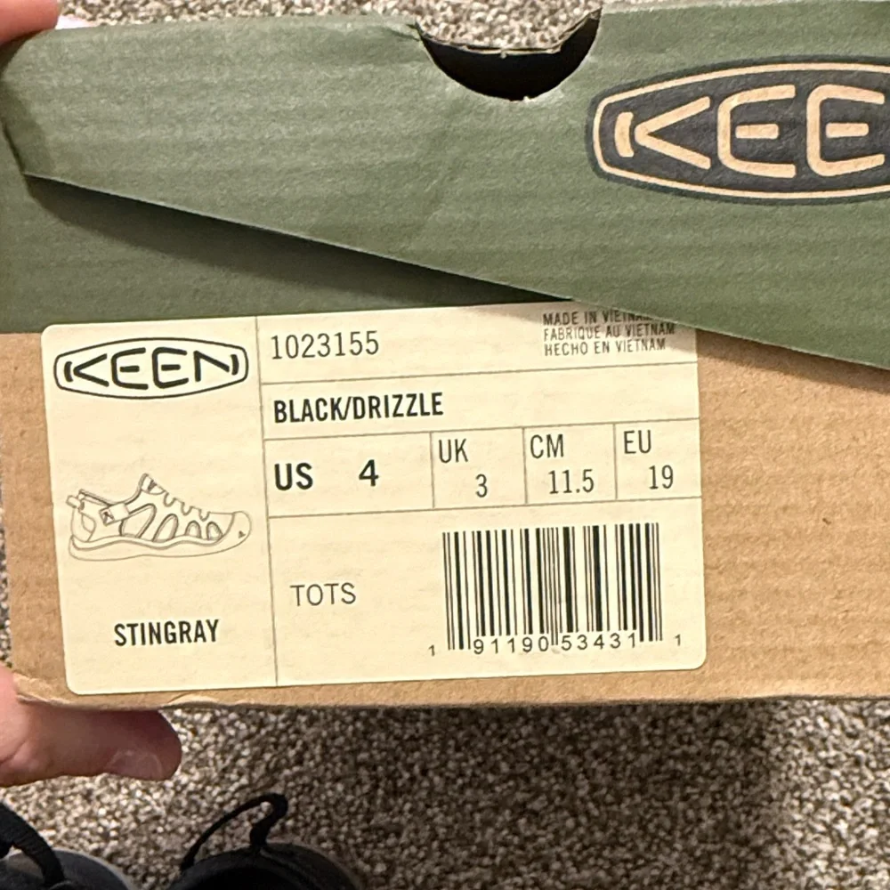 KEEN Kids Black Water Shoes